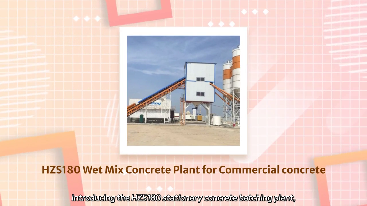 HZS180 Wet Mix Concrete Plant Overview