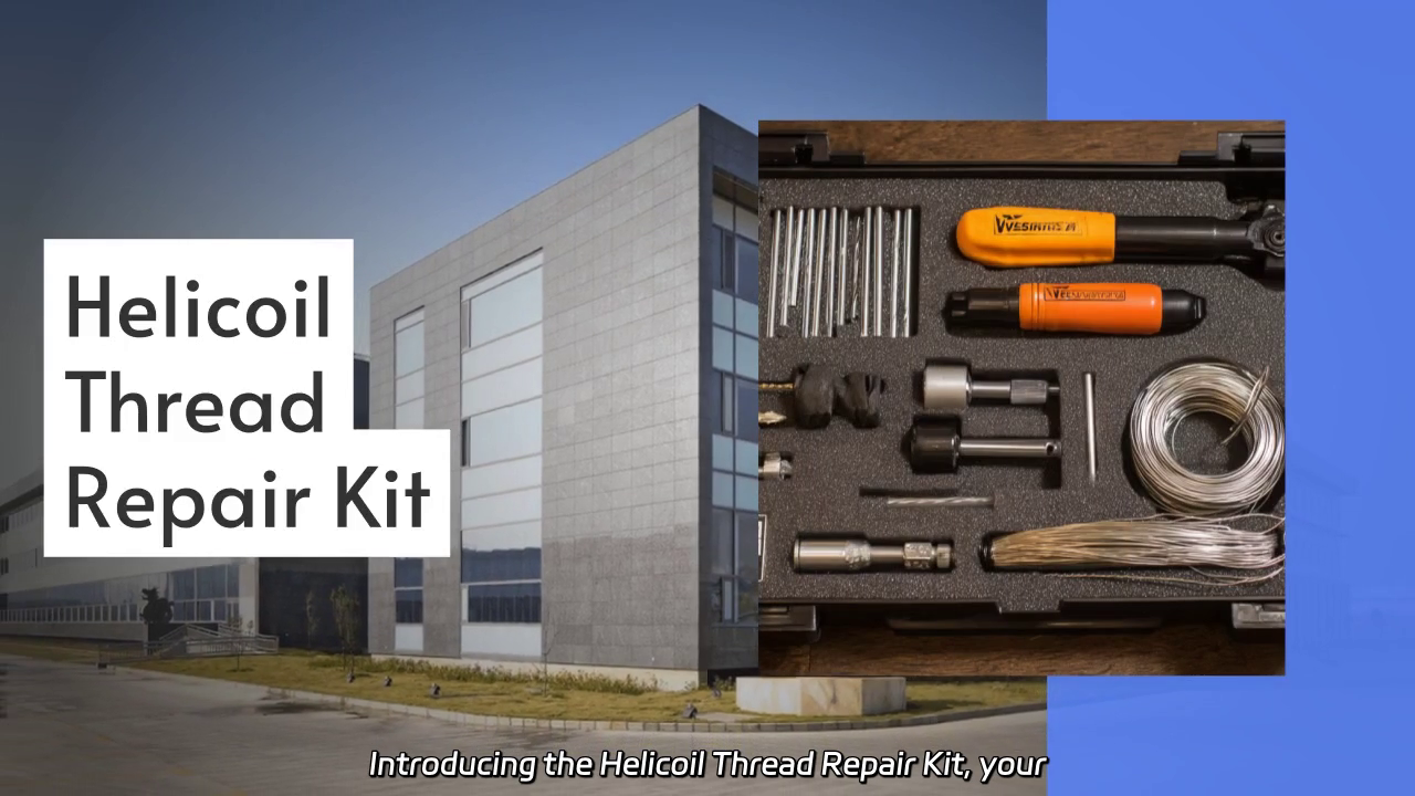 Helicoil Thread Repair Kit: Efficient Installation of Wire Thread Inserts
