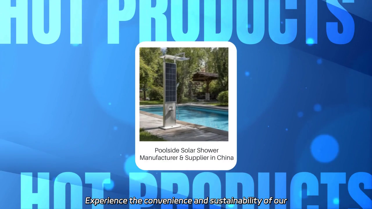 Eco-Friendly Poolside Solar Shower Solutions