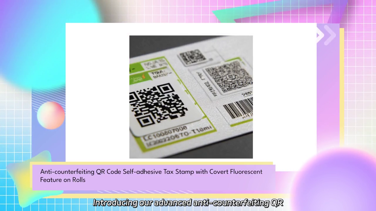 Anti-Counterfeiting QR Code Tax Stamp