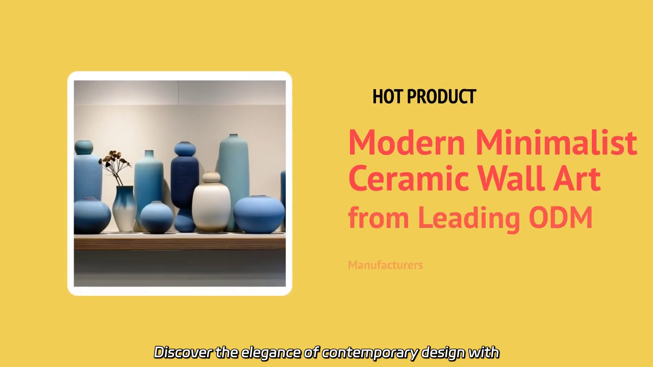 Sleek Ceramic Wall Art