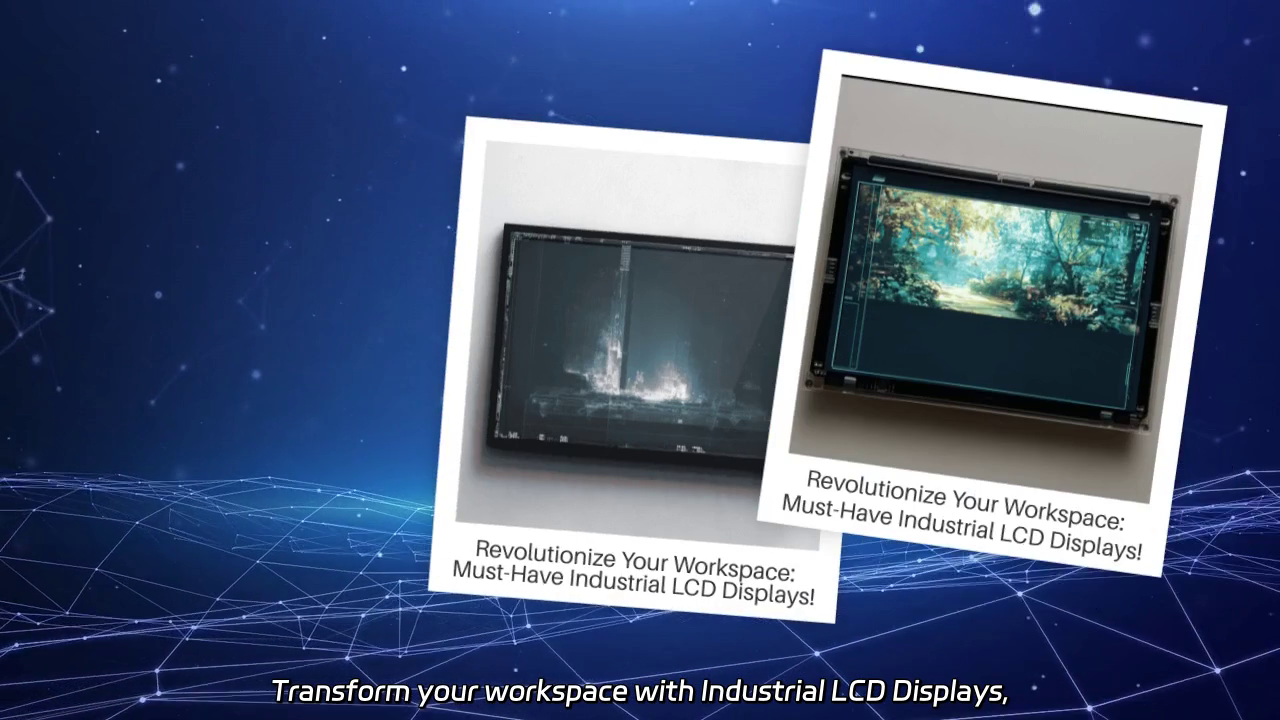 Transform Your Work Environment with Durable Industrial LCD Displays!