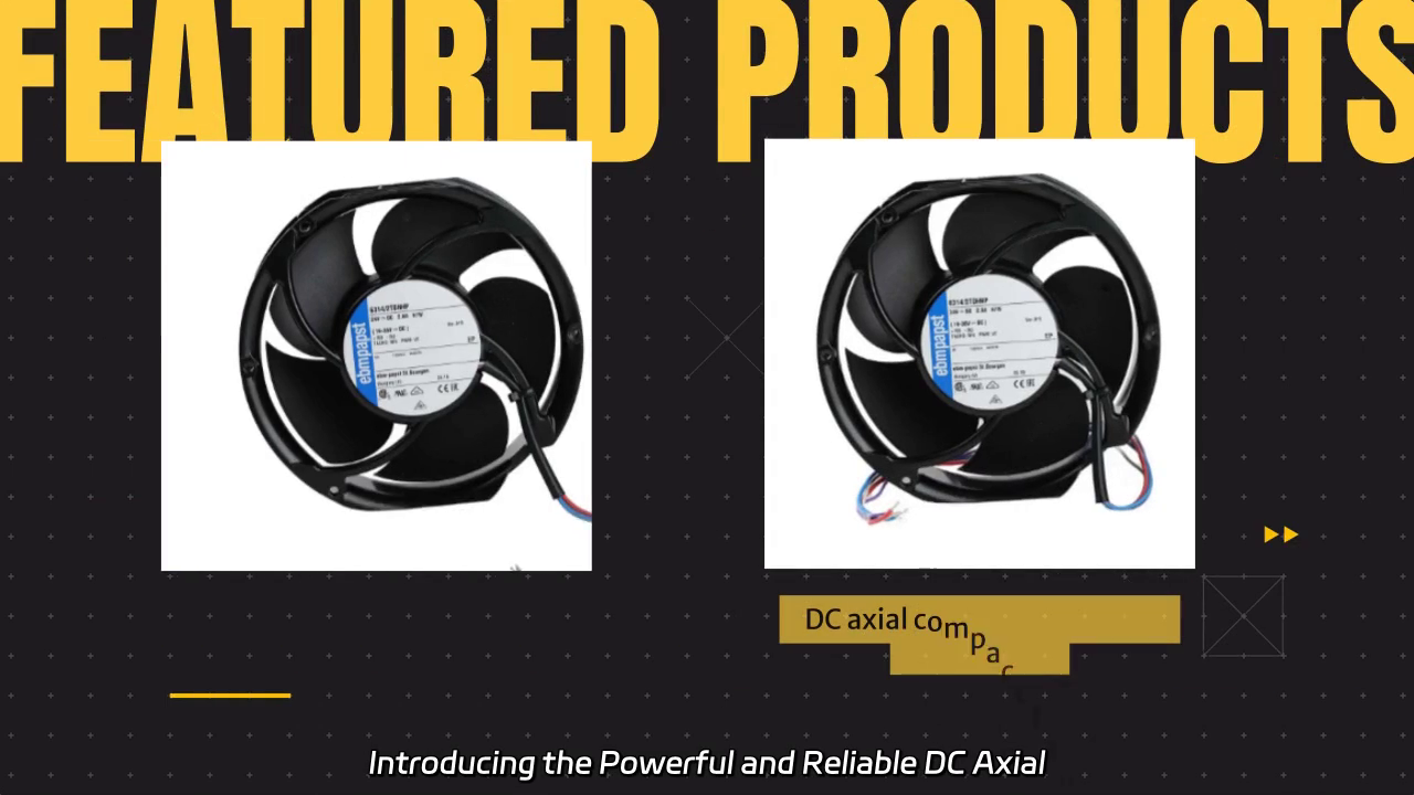 Powerful and Reliable DC Axial Compact Fan-6314 /2 TDHHP for Optimal Cooling Solutions