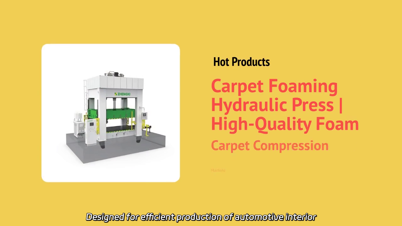 Carpet Foaming Hydraulic Press for Automotive Interior Cushioning Components