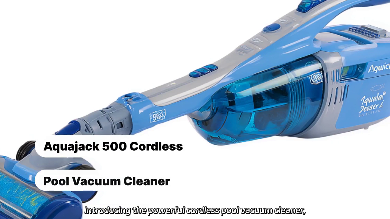 Powerful Cordless Pool Vacuum Cleaner for All Pool Types