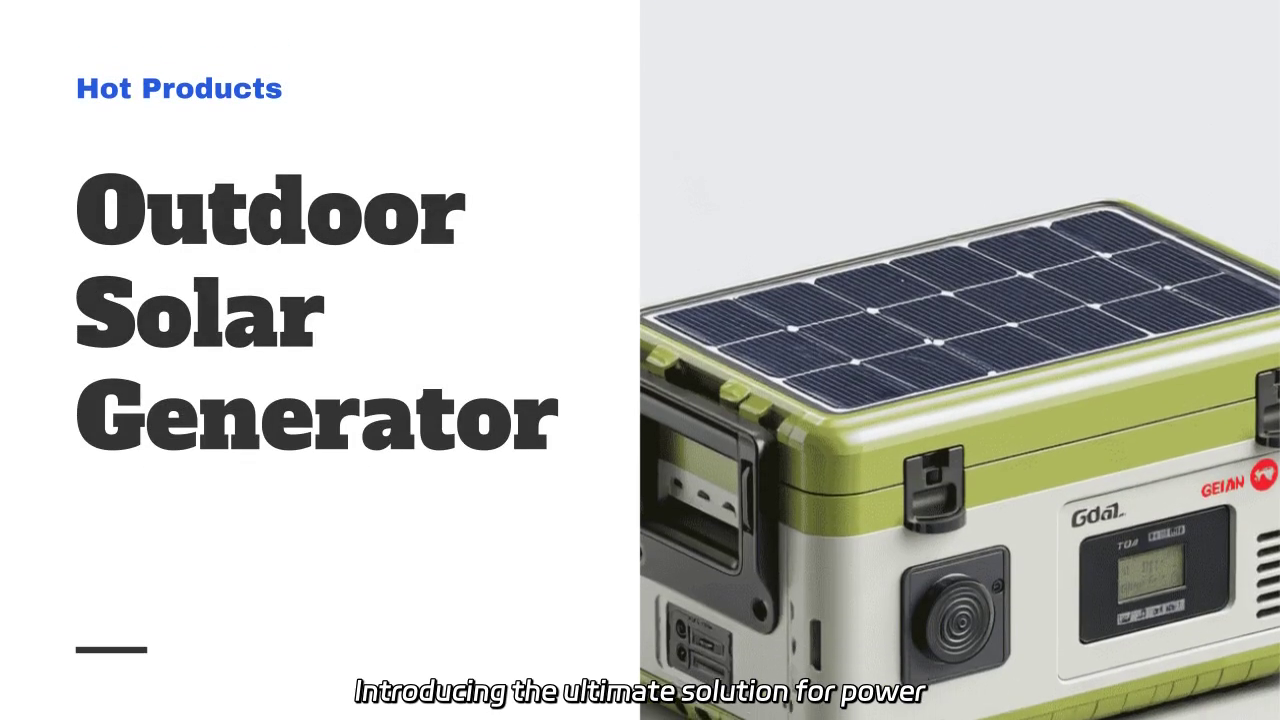 Unleash Reliable Power Anywhere: The Ultimate 2000W Portable Solar Generator