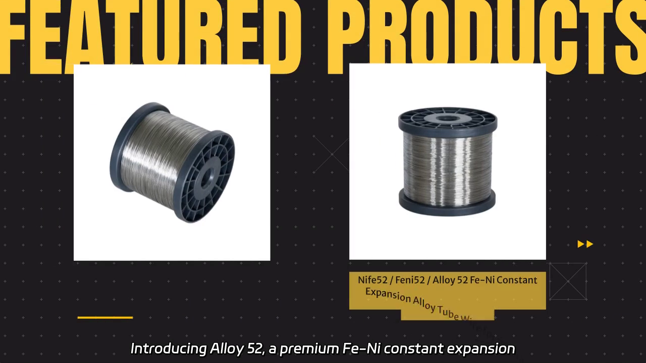 Nife52/Feni52/Alloy 52 Fe-Ni Constant Expansion Alloy Tube Wire for Sealing Applications
