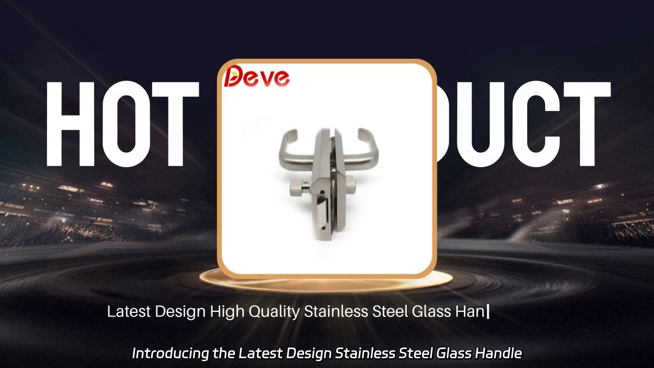 Latest Design Stainless Steel Glass Handle Lock: Security Meets Style