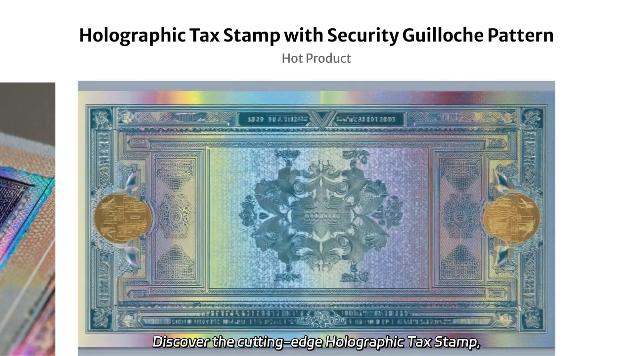 Holographic Tax Stamp Overview