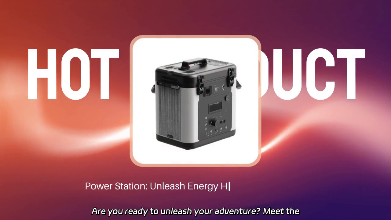 Unleash Your Adventure: Portable Power Station for Every Need!