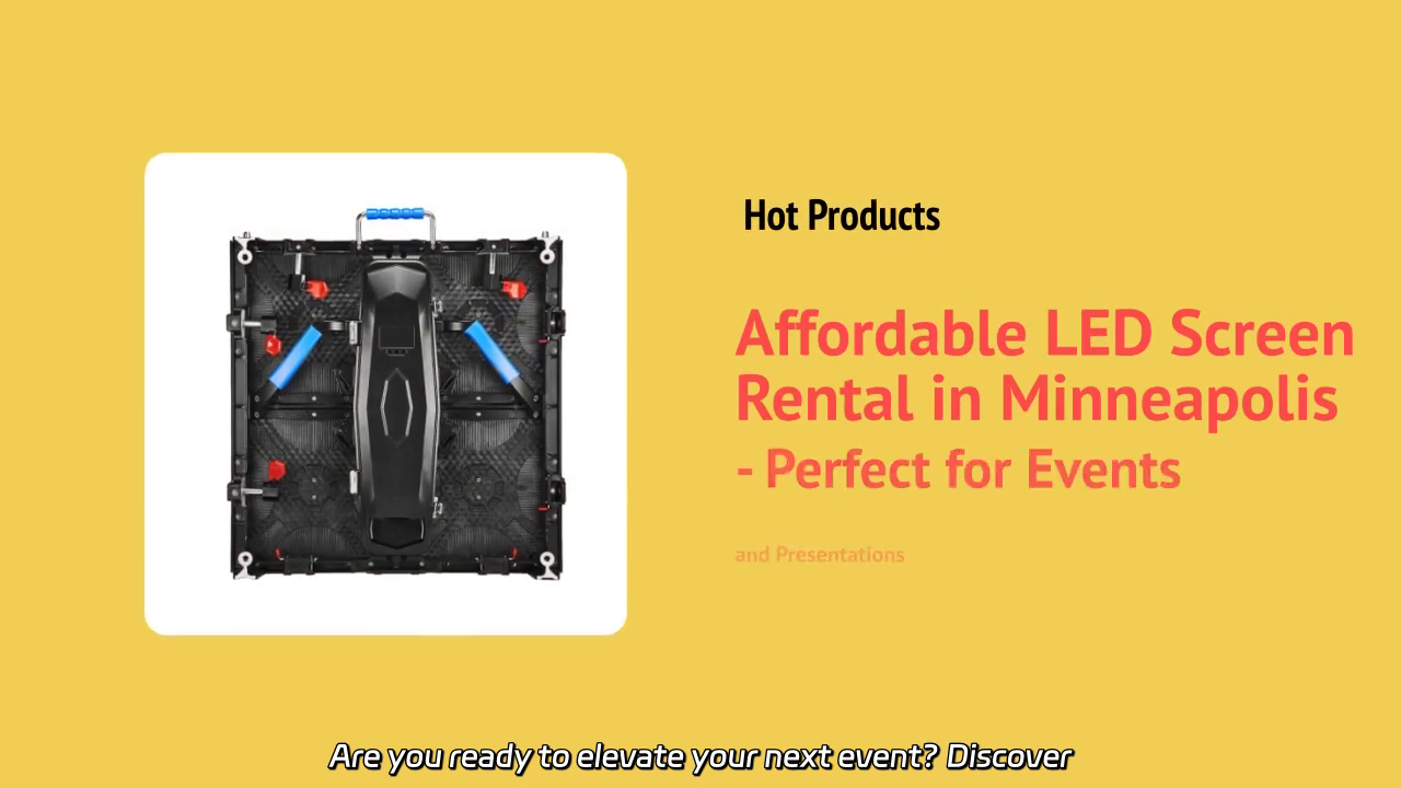 Affordable LED Screen Rentals for Captivating Events