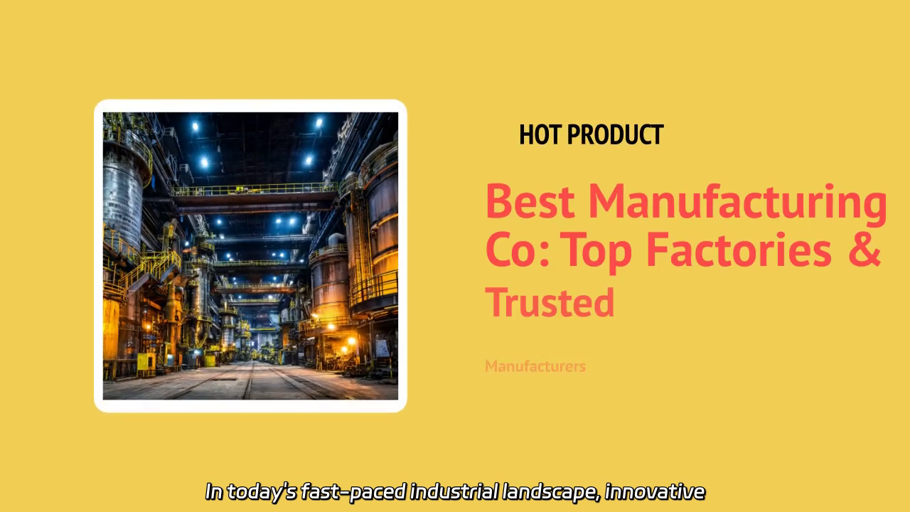 Innovative Manufacturing Solutions