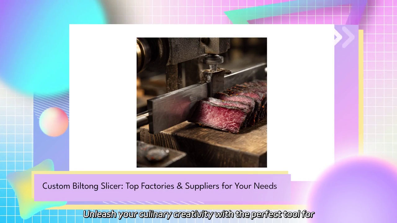Custom Biltong Slicer: Discover the Best Factories & Suppliers for Your Perfect Slice