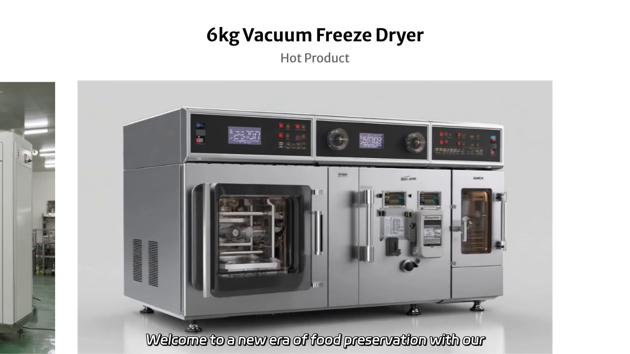 High-Efficiency 6kg Vacuum Freeze Dryer for Nutrient Preservation