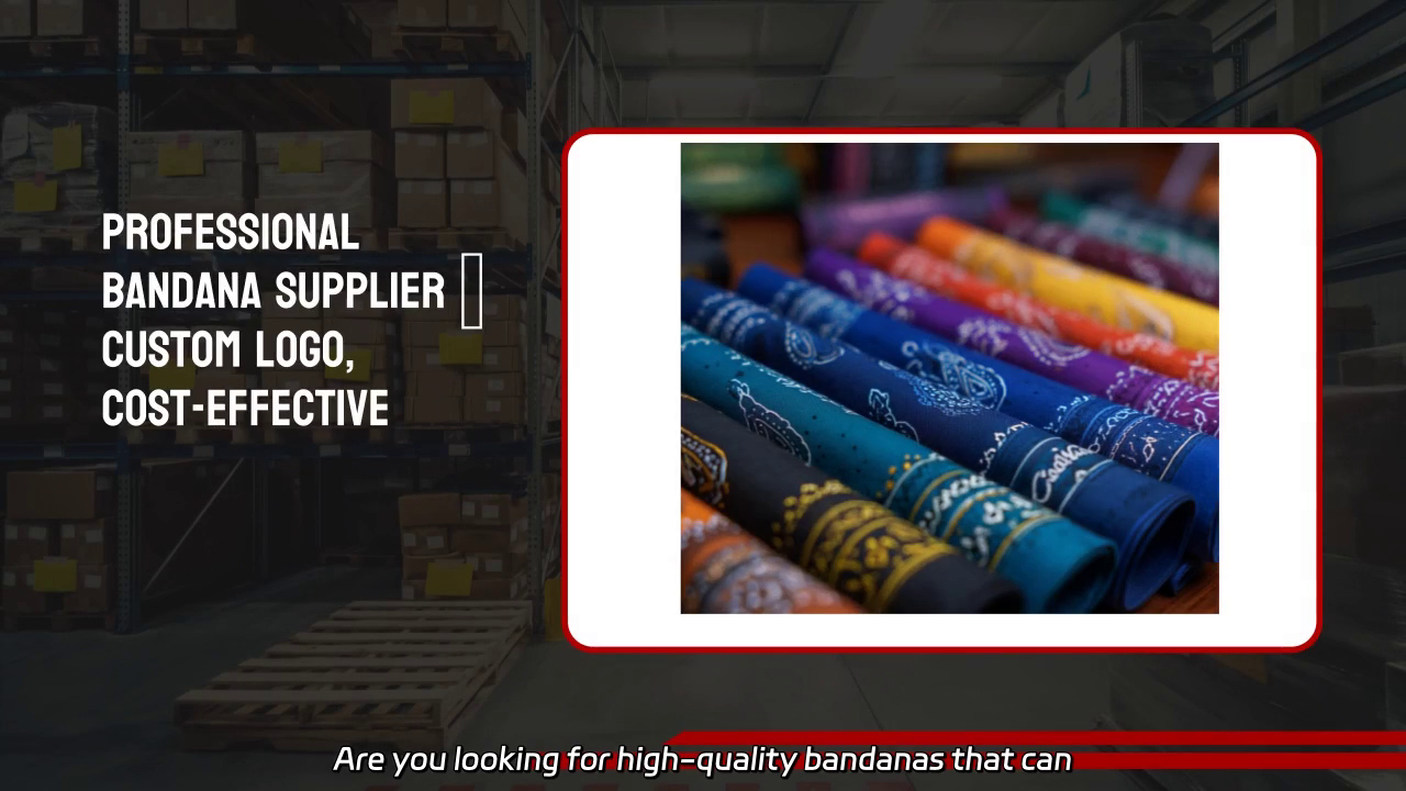 Professional Bandana Supplier