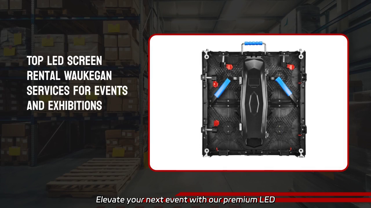 High-Quality LED Screen Rental for Events and Exhibitions in Waukegan