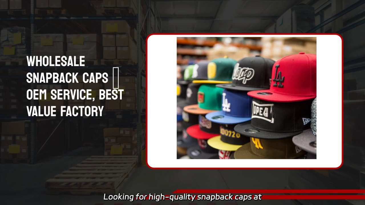 High-Quality Wholesale Snapback Caps