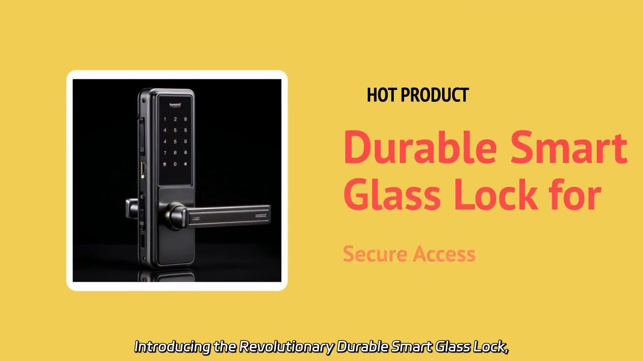 Revolutionary Durable Smart Glass Lock for Enhanced Security and Functionality