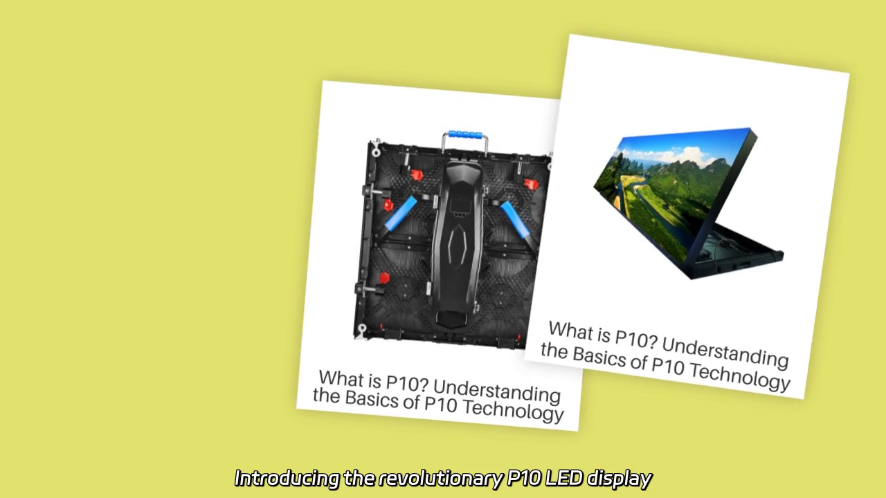 P10 LED Display Panel: Unleashing Stunning Visual Impact