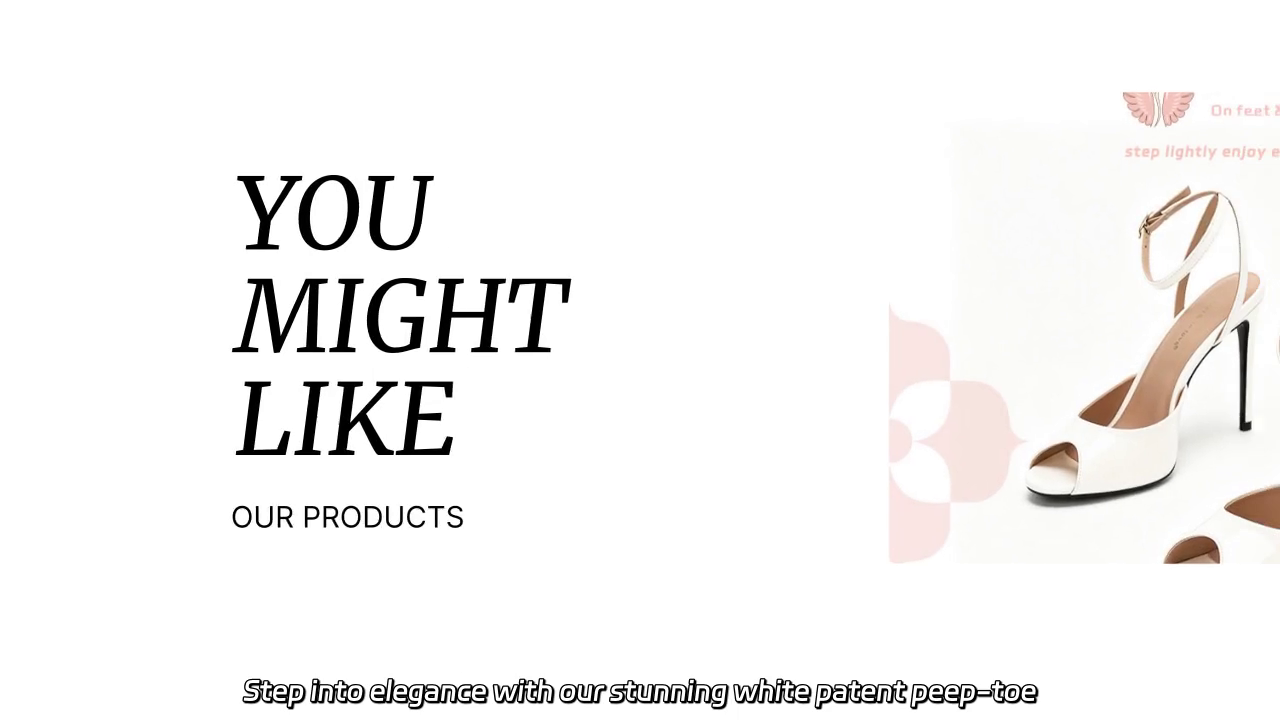 Elegant White Patent Peep-Toe Heels for Every Occasion