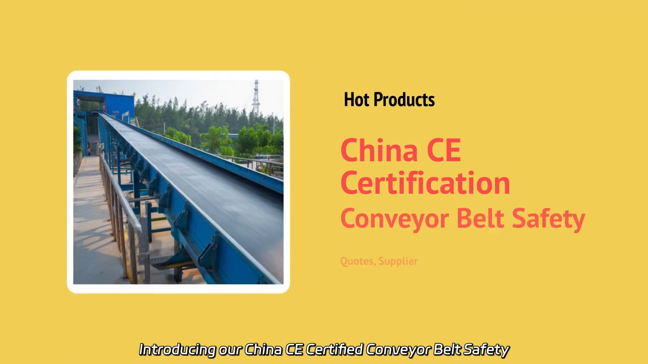 China CE Certified Conveyor Belt Safety Solutions