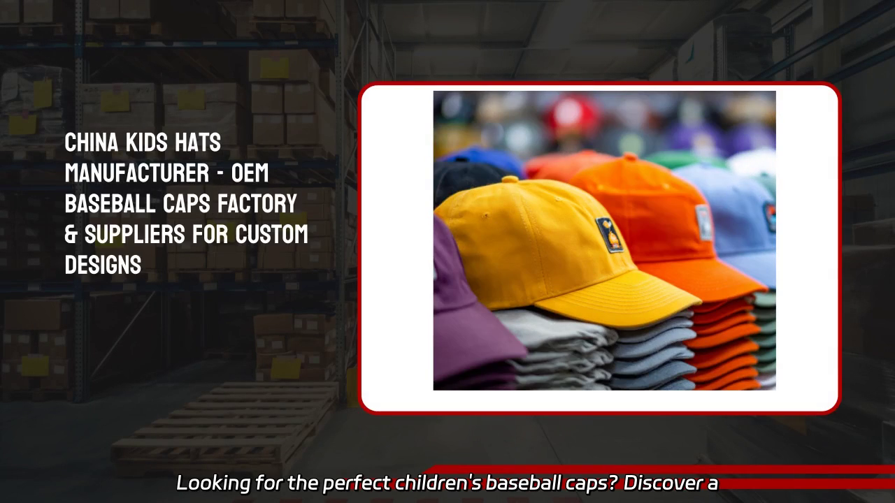 Customizable Children's Baseball Caps - High-Quality Bulk Solutions