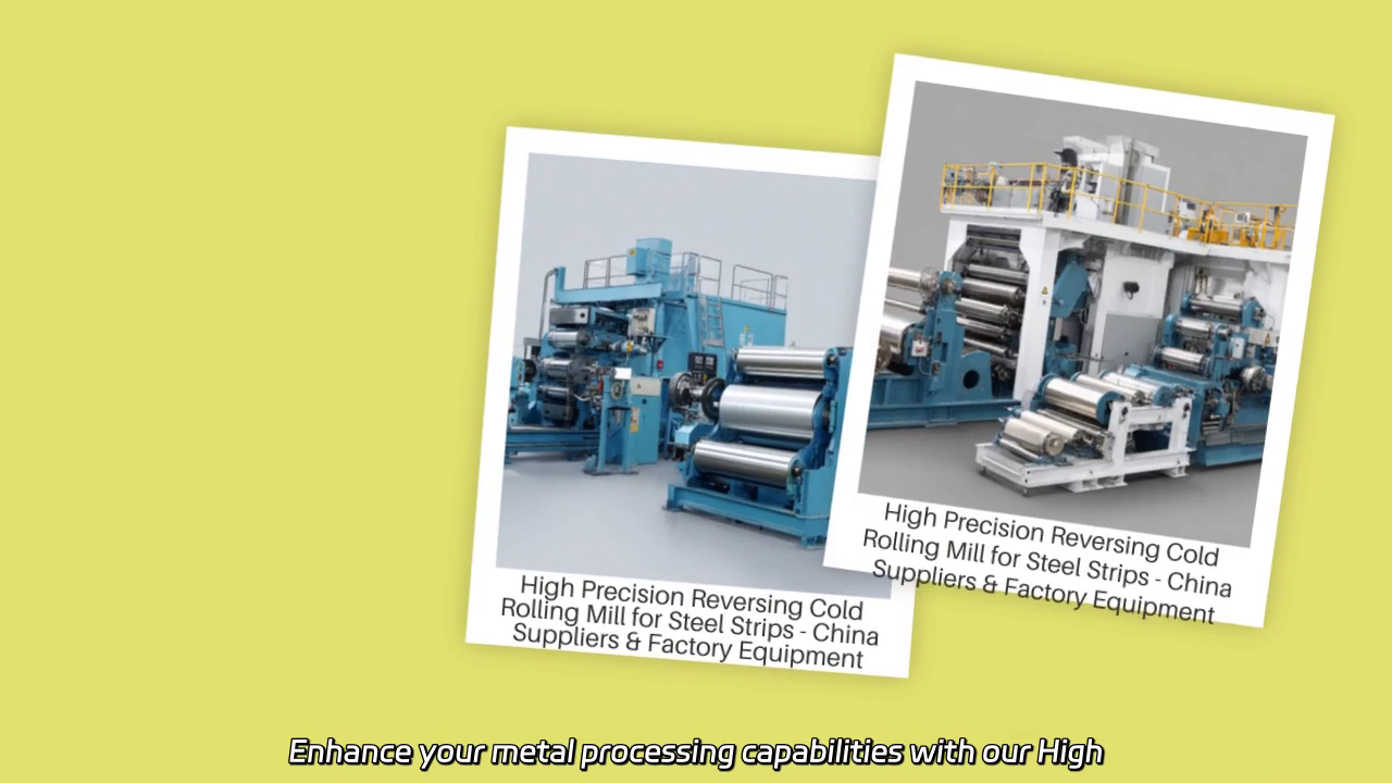 High Precision Reversing Cold Rolling Mill for Steel Strips - Enhance Your Metal Processing Capabilities