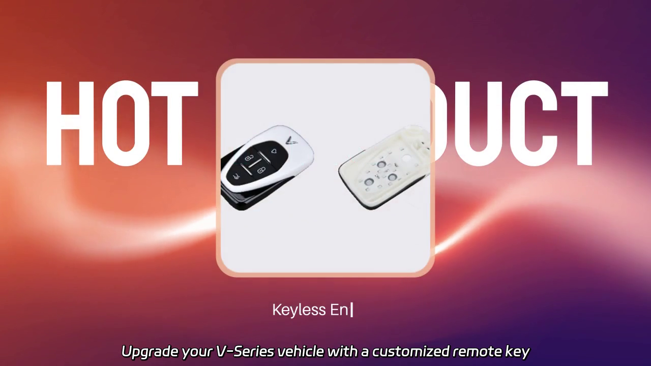 Customized V-Series Car Remote Key
