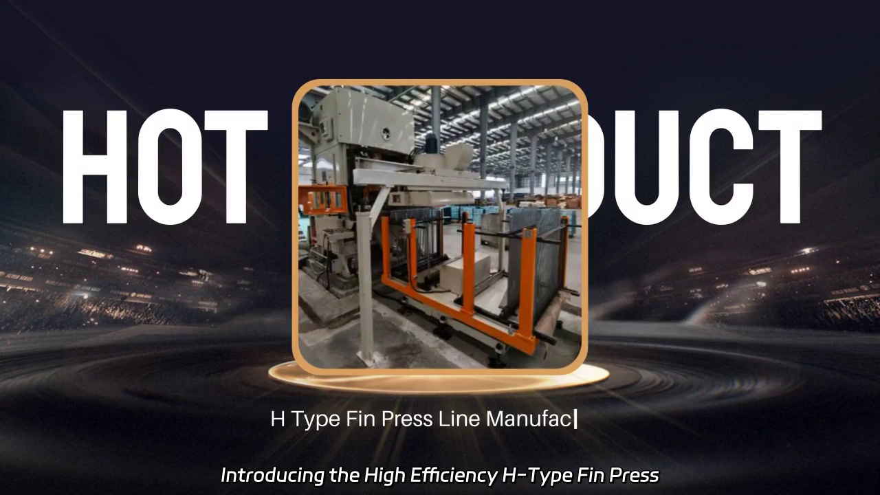 High Efficiency H-Type Fin Press Line for Air Conditioner Fins Production