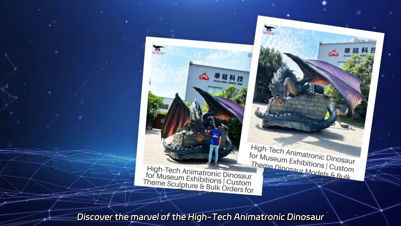 High-Tech Animatronic Dinosaur Model