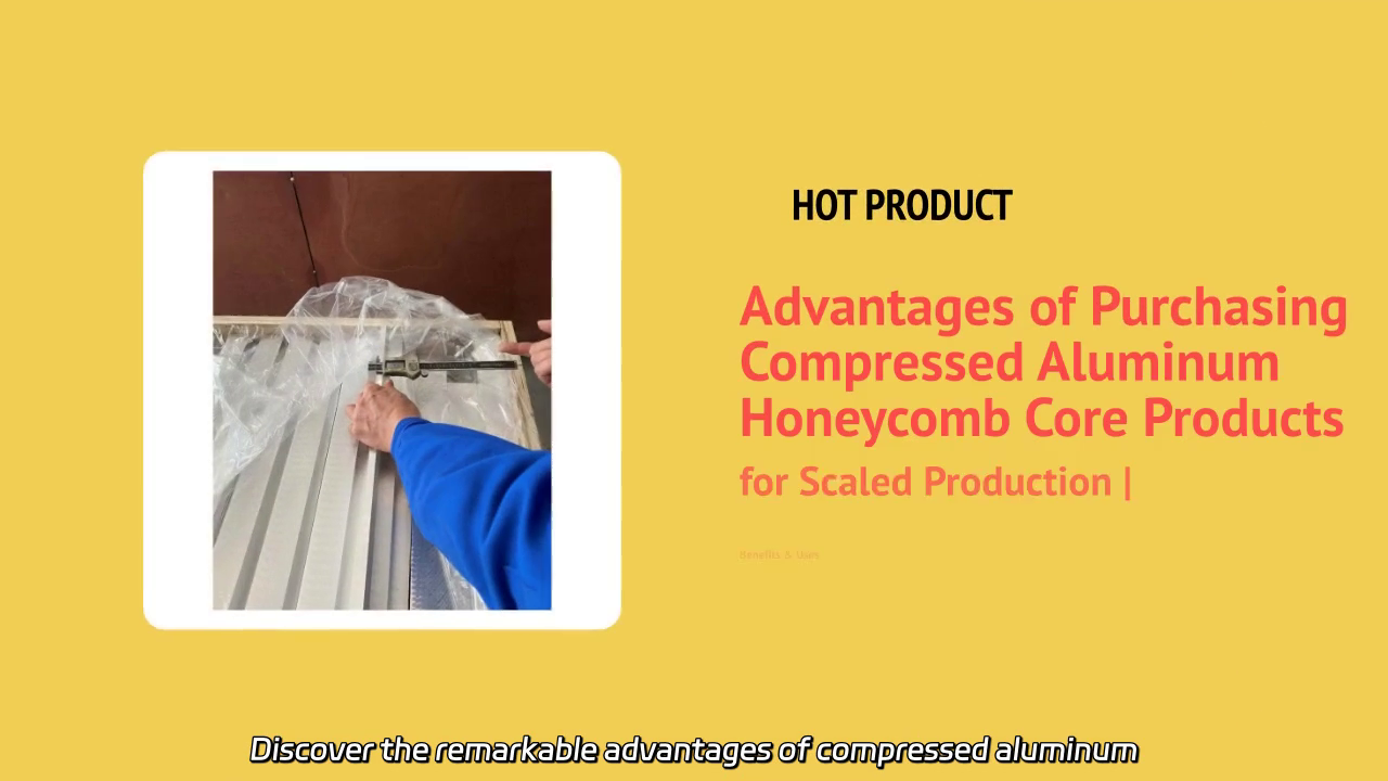Advantages of Compressed Aluminum Honeycomb Core Products for Scaled Production