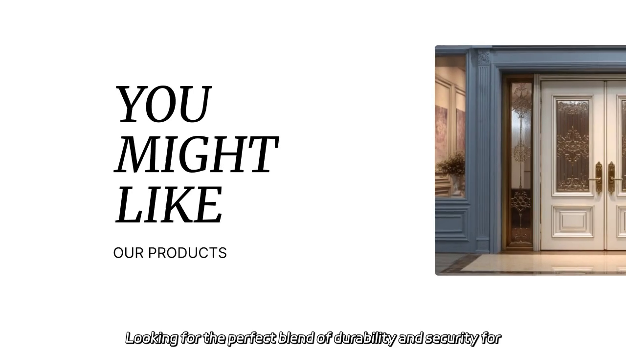 CE Certified Wholesale Steel Entry Doors - Durable & Secure Solutions for Your Home