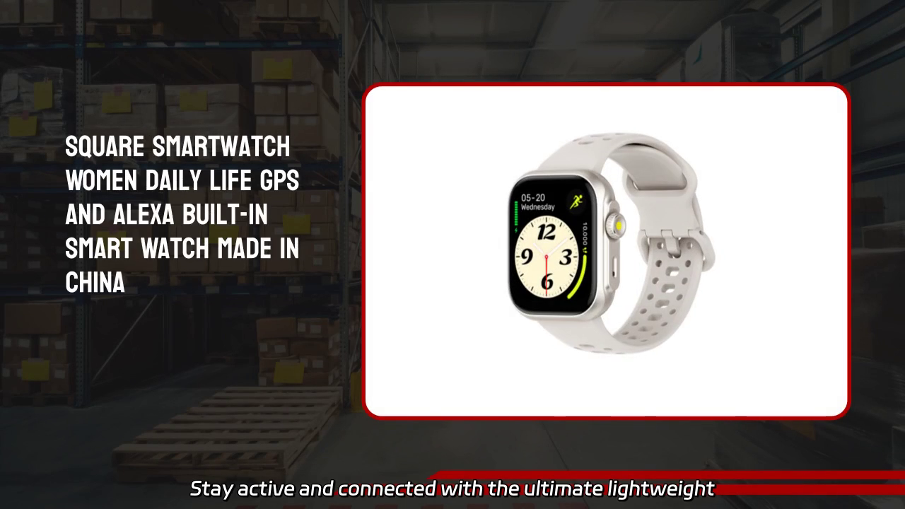 Stay Active and Connected with the Lightweight Smartwatch