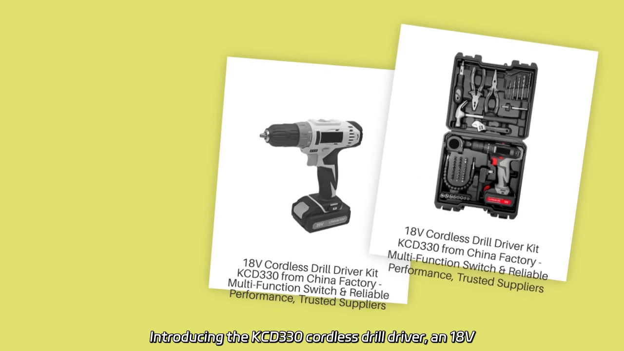 18V Cordless Drill Driver KCD330