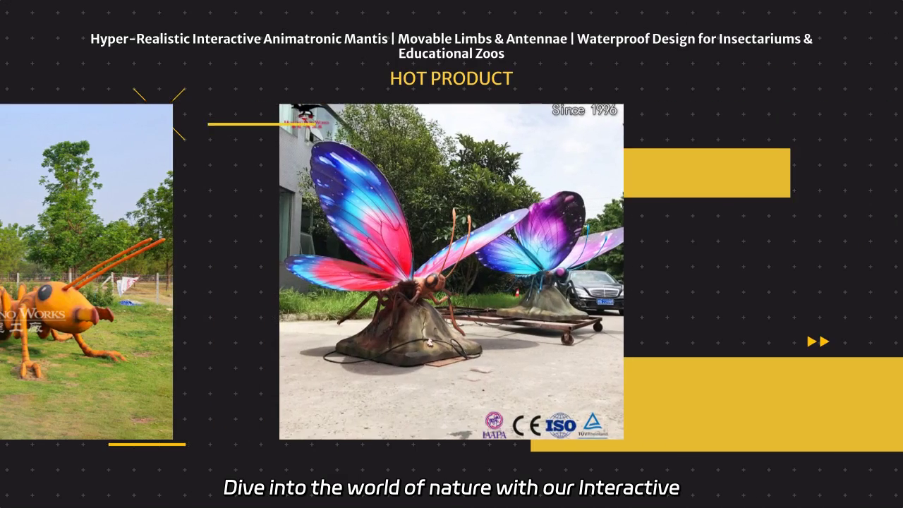 Interactive Hyper-Realistic Animatronic Mantis