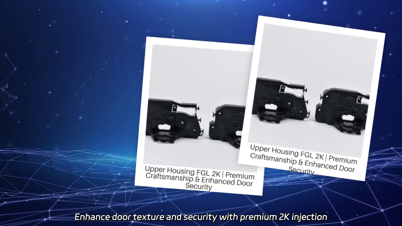 Premium 2K Injection Molding for Enhanced Door Texture and Security