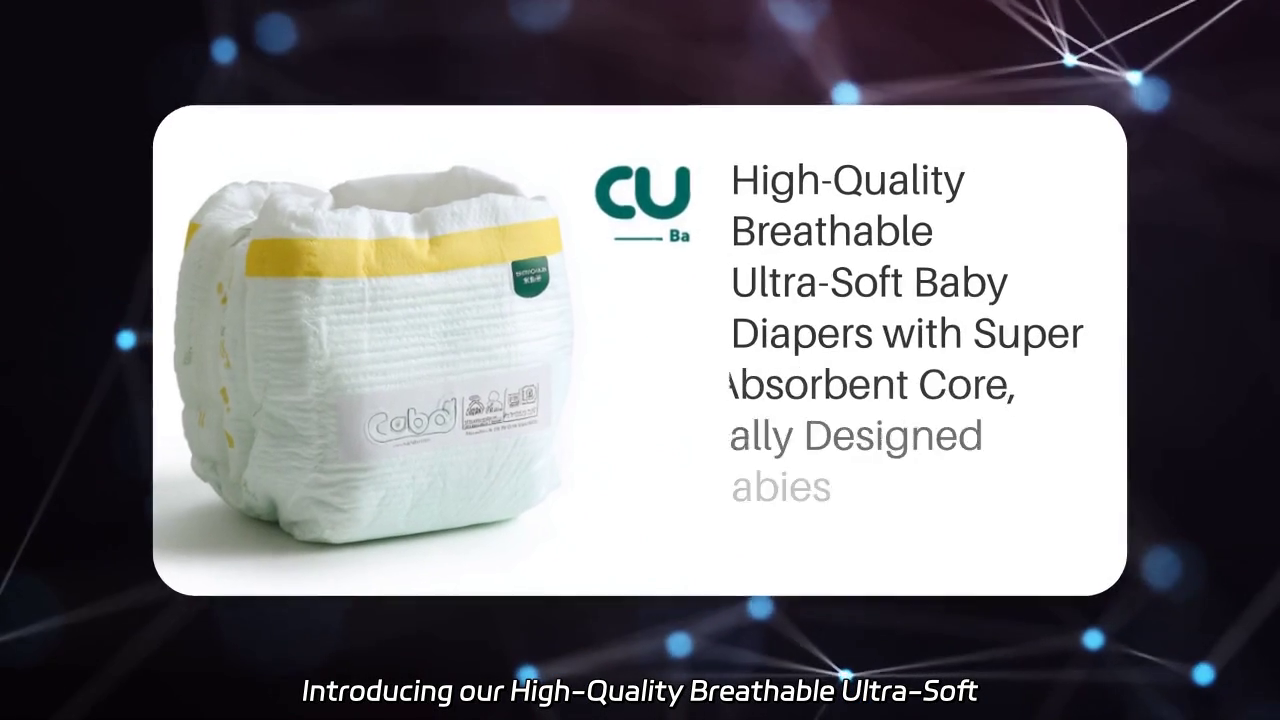 High-Quality Breathable Ultra-Soft Baby Diapers