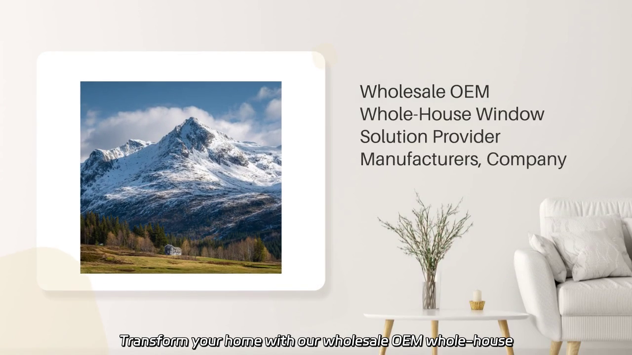Wholesale OEM Whole-House Window Solutions for Your Home