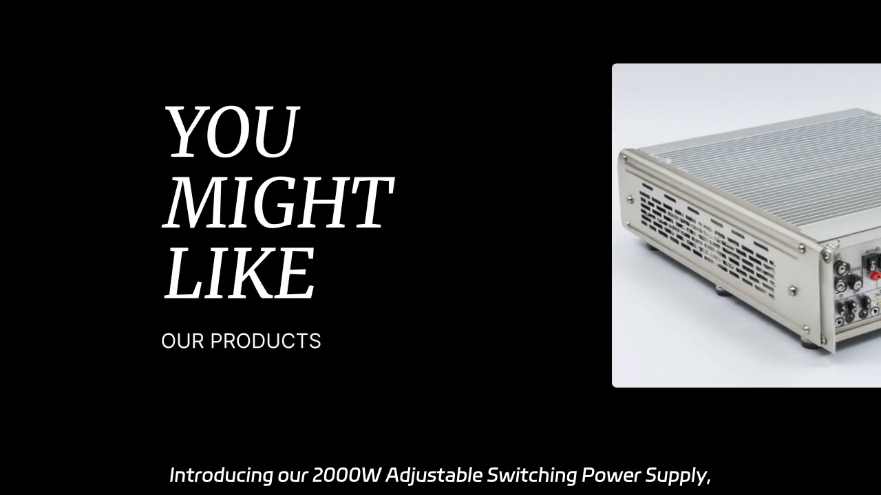 2000W Adjustable Switching Power Supply for Industrial and Robotics Applications
