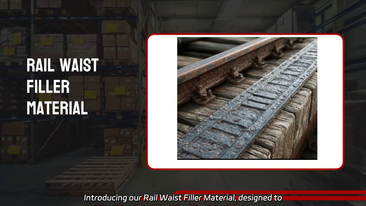 Rail Waist Filler Material - Enhancing Track Stability and Safety