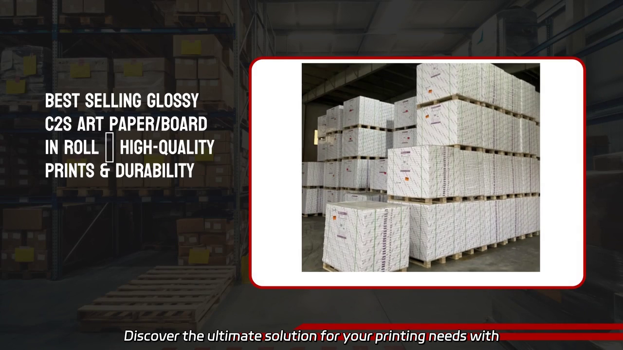Best Selling Glossy C2S Art Paper/Board in Roll