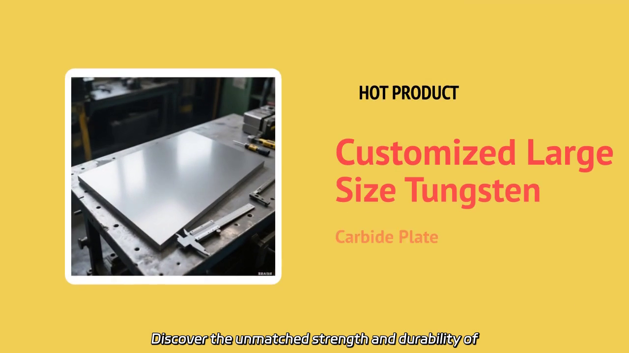 Customized Large Size Tungsten Carbide Plates - High Density & Quality Engineering