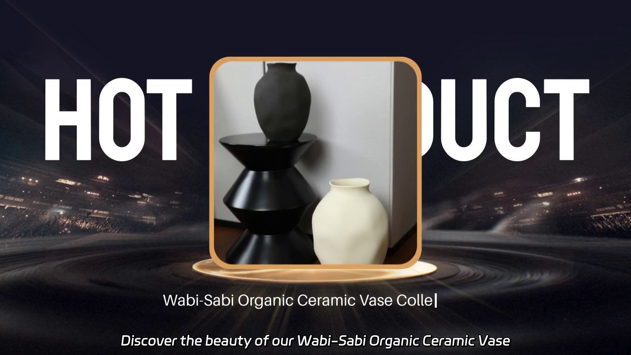 Wabi-Sabi Organic Ceramic Vase Collection Showcase