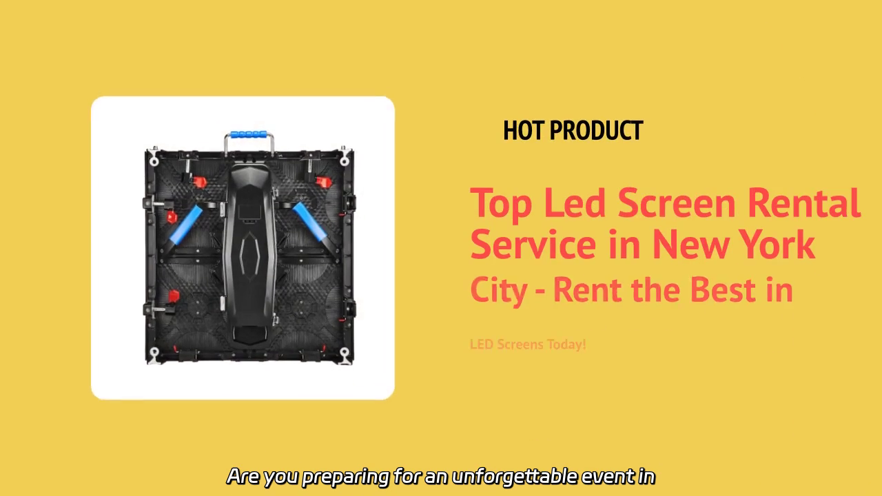 High-Quality LED Screen Rentals for Unforgettable Events