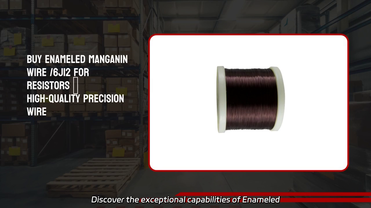 Enameled Manganin Wire for Resistors