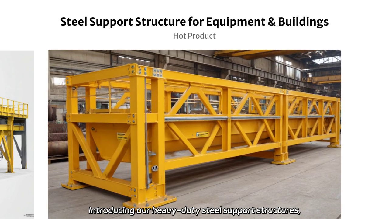 Heavy-Duty Steel Support Structures for Industrial Applications
