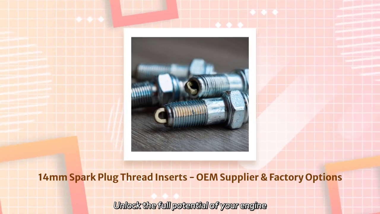 14mm Spark Plug Thread Inserts - Enhance Your Engine Performance