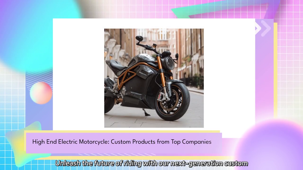 Next-Generation Custom Electric Motorcycles: Innovation & Style Unleashed