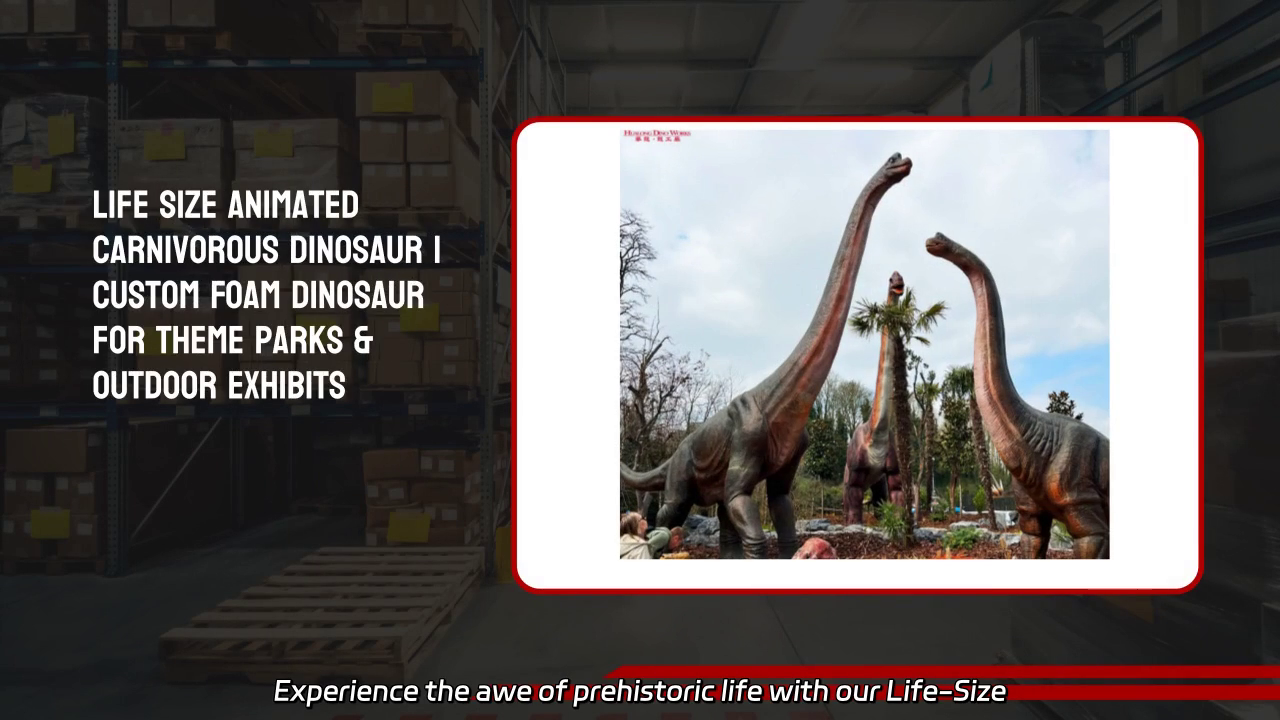 Life-Size Animated Carnivorous Dinosaur Exhibit