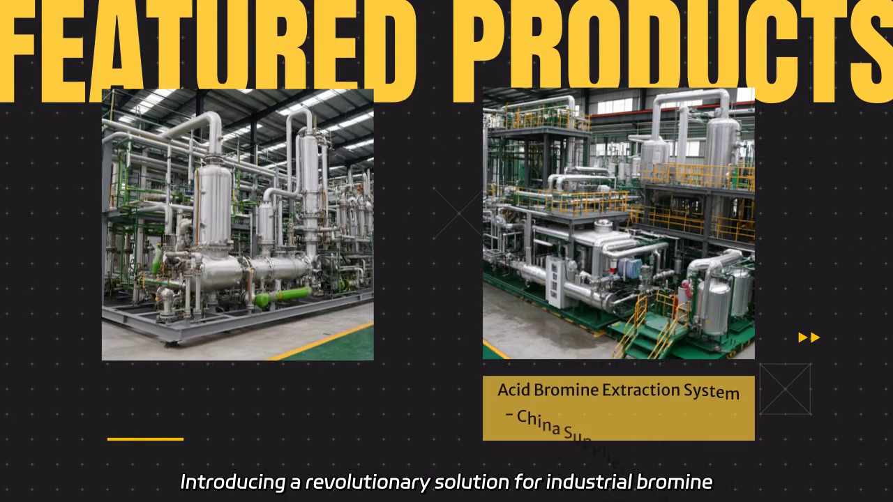 Efficient Acid Bromine Extraction System for Industrial Production